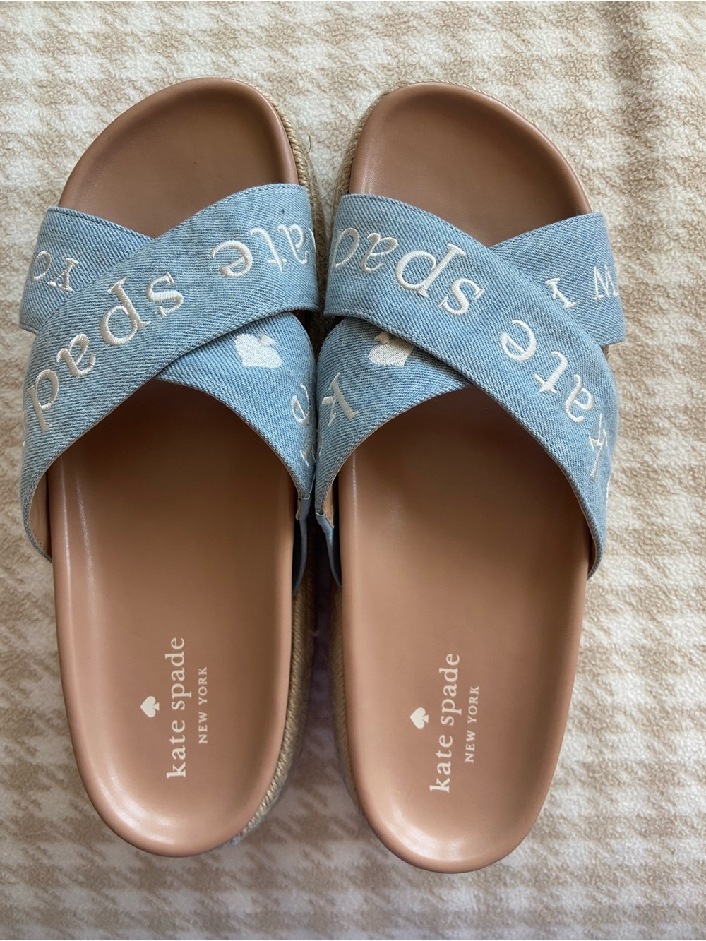 Kate Spade Piper Espadrille platform sandal size 10